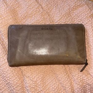 Roan leather wallet